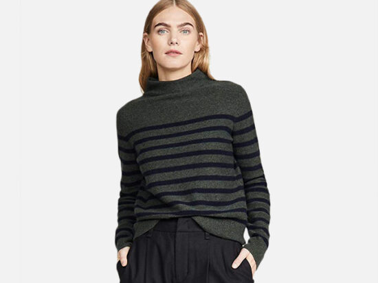 Vince Women's Brenton Stripe Cashmere Sweater.