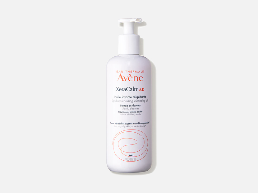 Avène XeraCalm A.D Lipid-Replenishing Cleansing Oil.