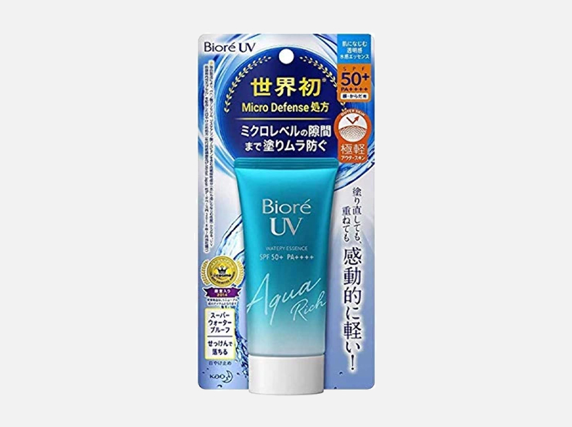 Biore UV Aqua Rich Watery Essence SPF50.