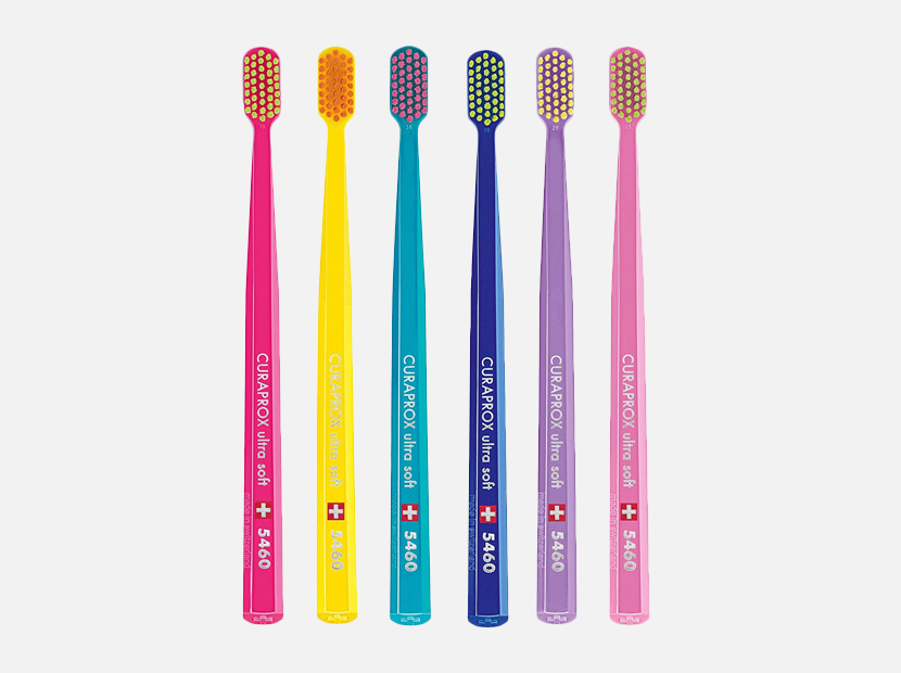 Curaprox 5460 Ultrasoft Toothbrush, 6 Pack.