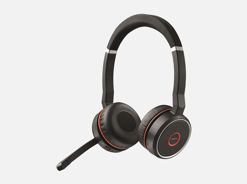 Jabra Evolve 75 UC Stereo Wireless Bluetooth Headset.